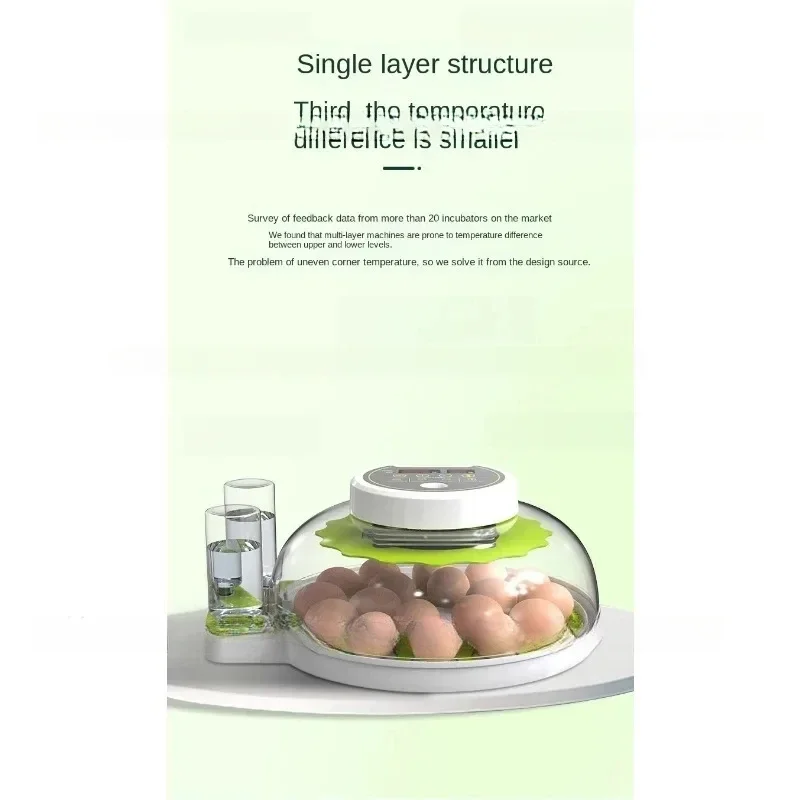 Fully Automatic Intelligent Flying Saucer Incubator Small Parrot Pigeon Egg Hatcher