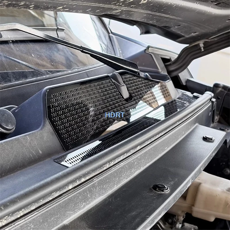 For GWM Haval H9 2024 + Car Styling Front Engine Bonnet Hood Cabin Air Inlet Vent Outlet Mask Dust Proof Cover Insect Screen Net