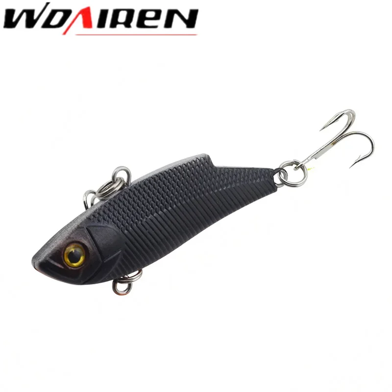 

1Pc VIB Vibration Fishing Lure 5.5cm 10g Winter Ice Fishing Hard Bait with Lead Inside Sea Fishing Tackle Fly Wobbler Lures