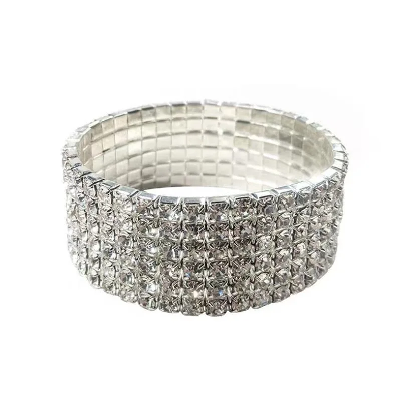 Fashion Bridal Bracelet Rhinestone Bracelet Bracelet Korean Style Sweet Commemorative Bracelet Ornament