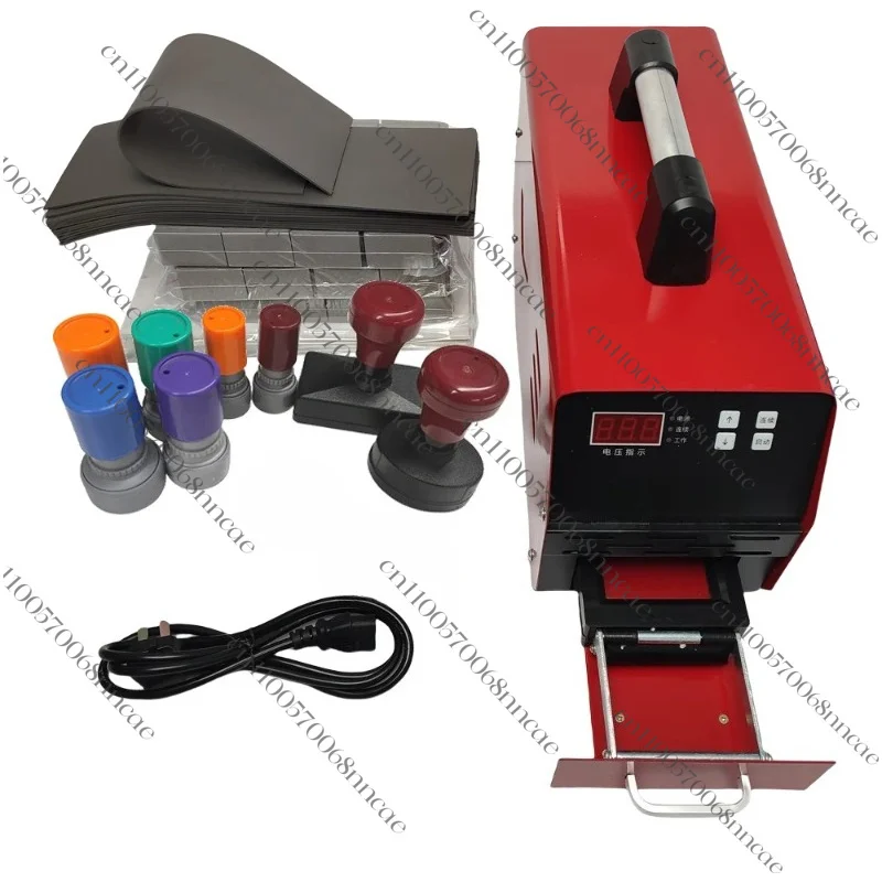 Red Flash Stamp Maker - Rubber Stamp Making Machine Flash Stamp Machine