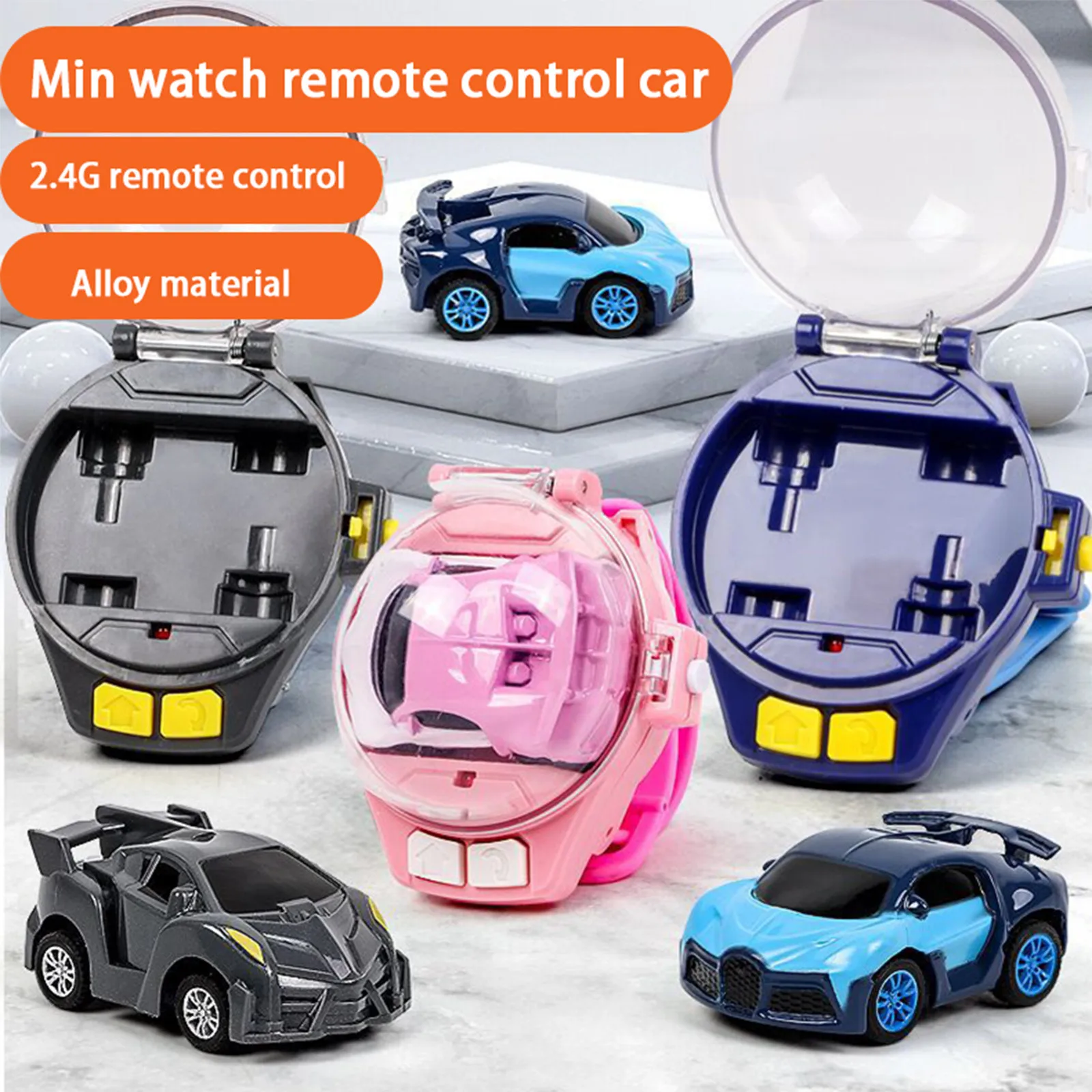 Watches Remote Control Vehicle RC Stunt Car, 2.4GHz Watch Remote Control Truck Mini RC Car Hobby Toys  Gifts For Kids Boys Girls