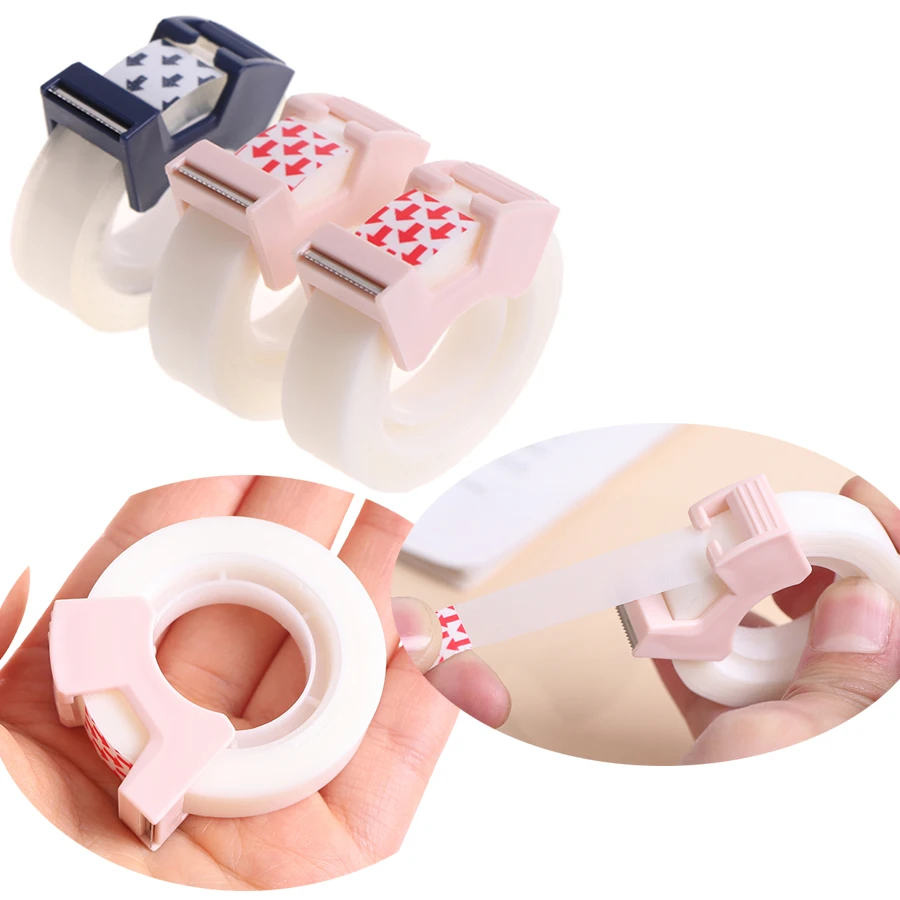 Adhesive Tape With Cutting Tool Writable Invisible Correction Tape Stationery