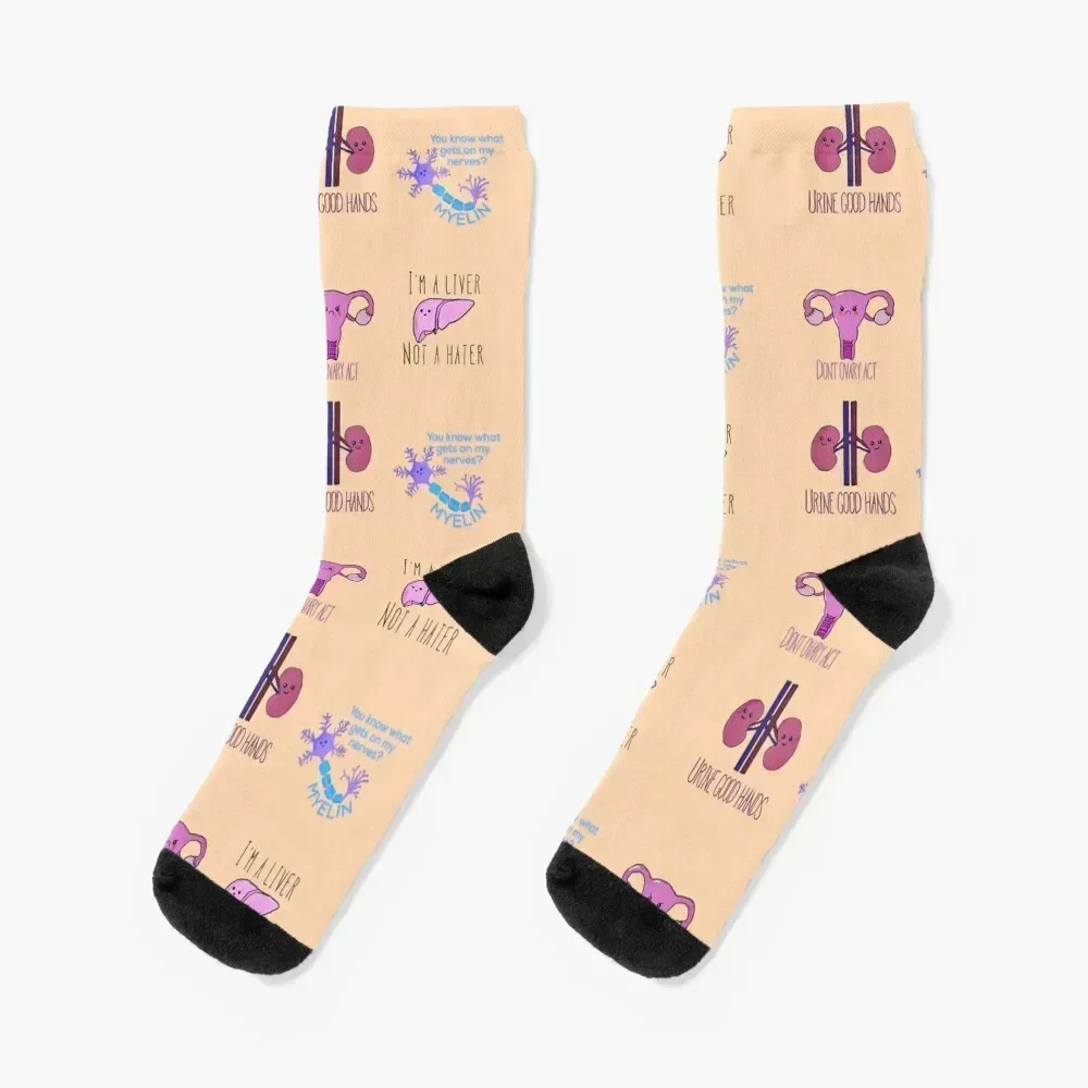 

Medical puns Socks luxe christmas gift luxury funny gift Women Socks Men's