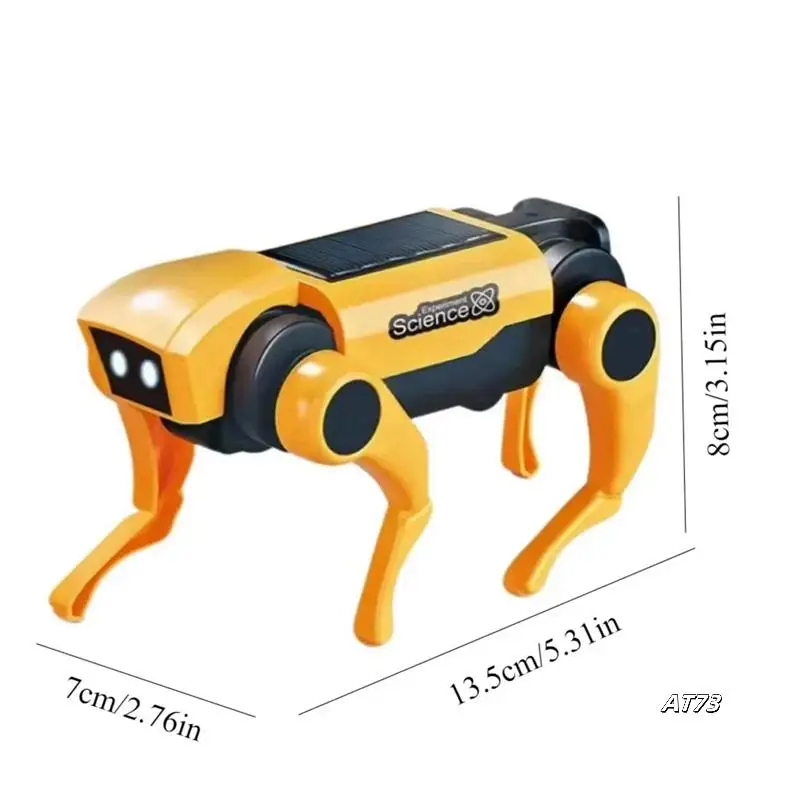 ロボットソーラー電気機械スマート犬子供の教育組立玩具スマートロボット玩具ギフト
