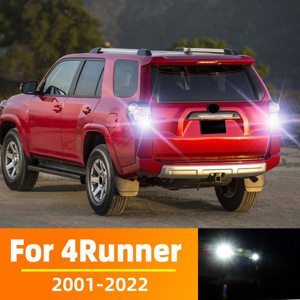 2pcs LED Reverse Light For Toyota 4Runner Accessories 2001-2022 2013 2014 2015 2016 2017 2018 2019 2020 2021 Backup Back up Lamp