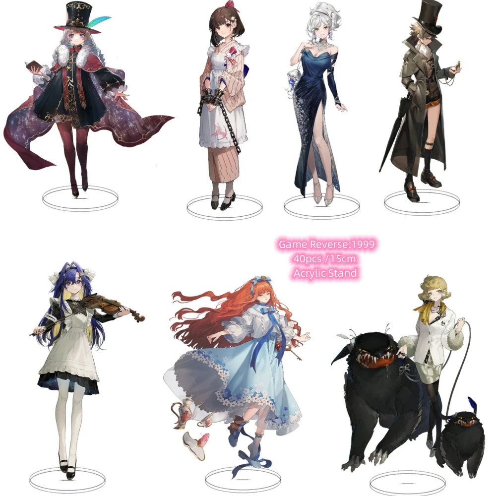 

Anime Returning to the Future 1999 Eternity Melania Ramirez Game Acrylic Stand Figure Models Badge Brooch Pins Button Gift