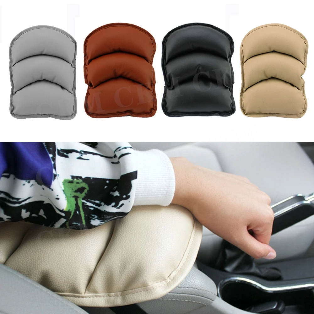 

For Universal Car Accessories Seat Cover Soft Leather Auto Center Armrest Console Box Armrest Seat Protective Pad Mat Arm Rest