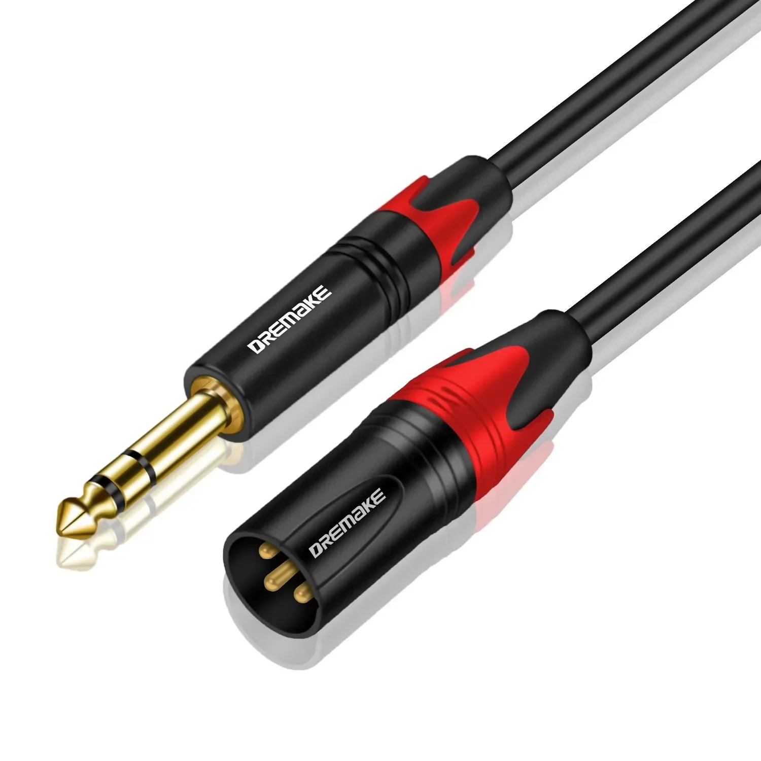 Câble audio pour microphone, 6.5mm vers XLR (3 broches), prise mâle vers mâle, sens puzzles, pour centre commercial, amplificateur, micro JESpeaker