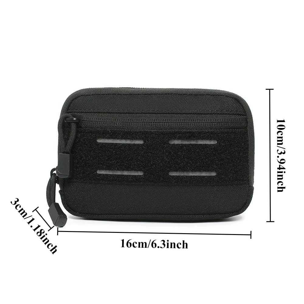 حقيبة إكسسوارات خارجية EDC حقيبة خصر، حقيبة تخزين عملية صغيرة للسفر والمشي لمسافات طويلة، حقيبة خصر عصرية للرجال، محفظة للهاتف المحمول