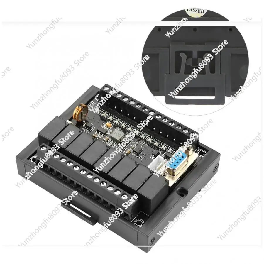 FX1N-20MR PLC Industrial Control Board 1AD+1DA 12 IN 8 OUT Relay Delay Module With Shell Programming Cable relay Output DC10-28V