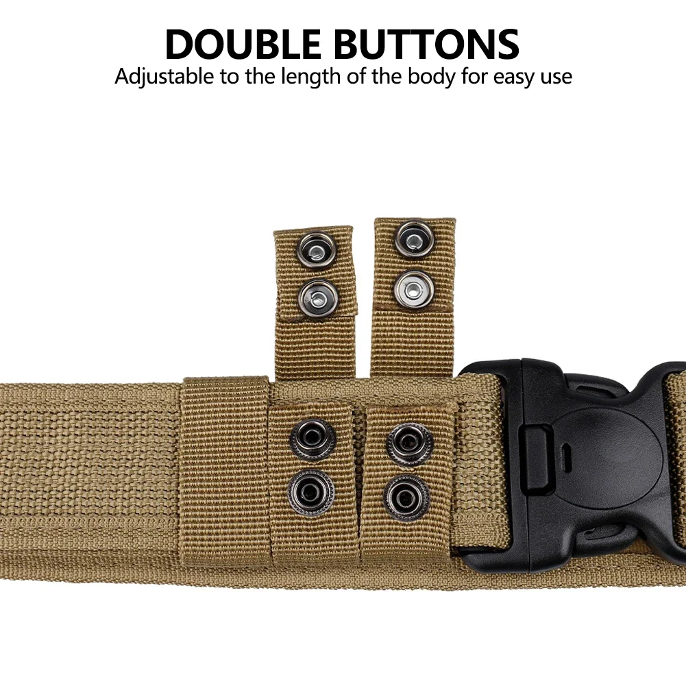 1 قطعة 140 سنتيمتر الإفراج السريع التكتيكية حزام القتالية نمط أحزمة موضة الرجال قماش أحزمة رجل الصيد في الهواء الطلق التمويه #2