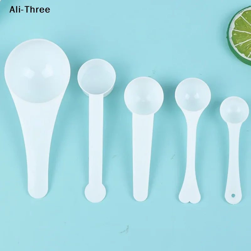 10Pcs 1g 3g 5g 10g Measuring Plastic Scoop Measuring Spoons Milk Powder Spoons