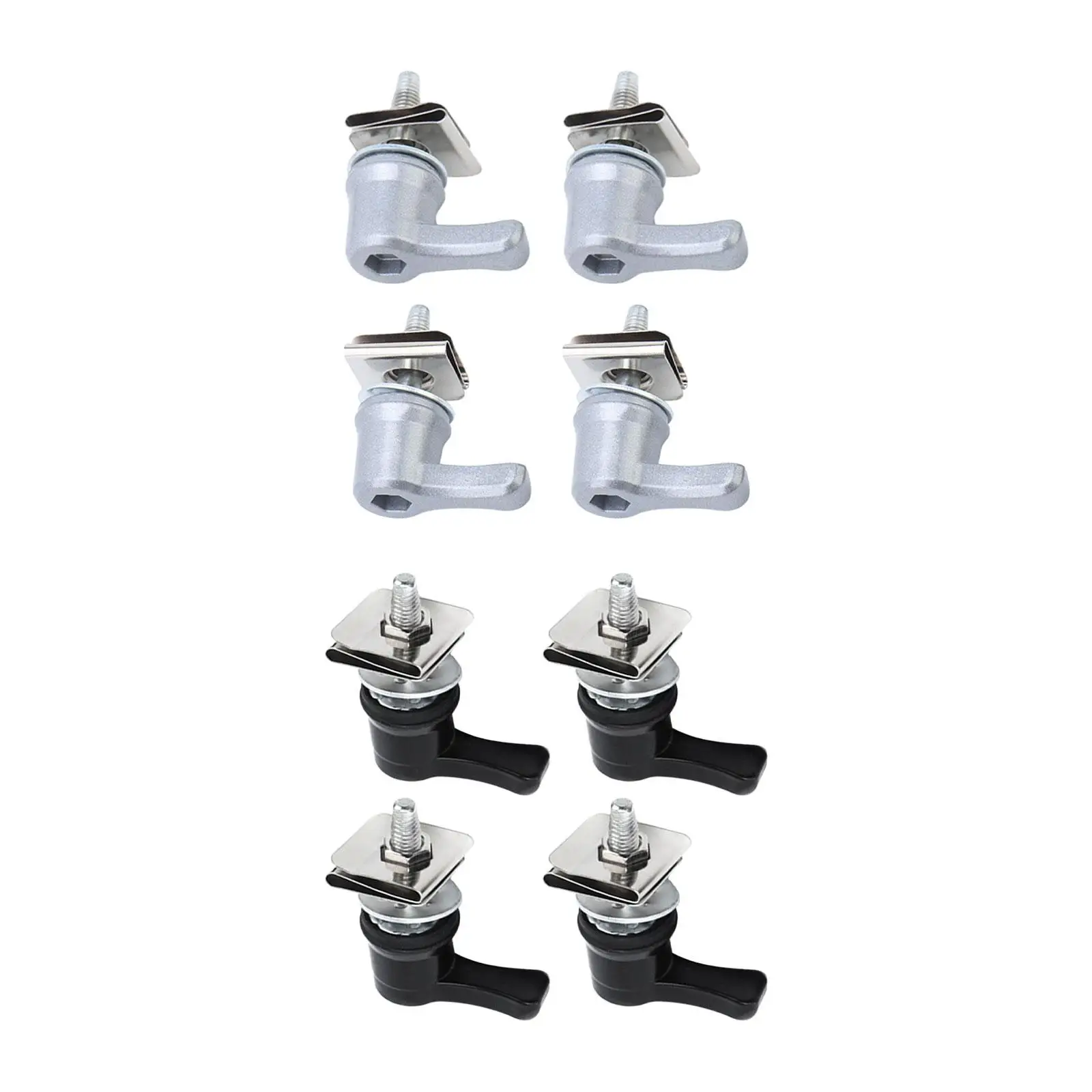 4Pcs Saddlebag Mount Set Saddlebag Lever Lock Mounting for Street Glide