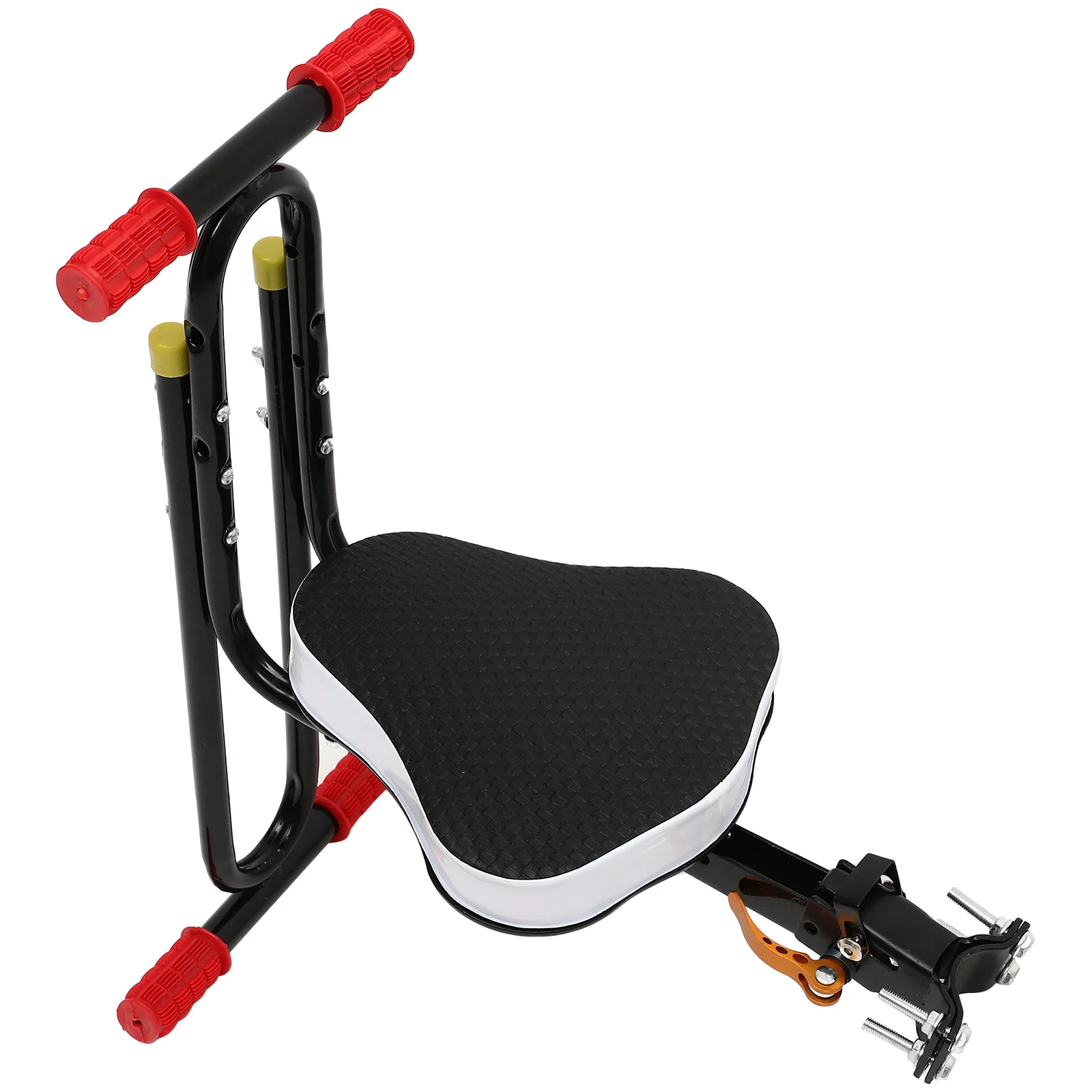 Asiento para bicicleta eléctrica, sillín para niños, asiento de seguridad plegable de acero al carbono para niños, fácil instalación, estable y práctico