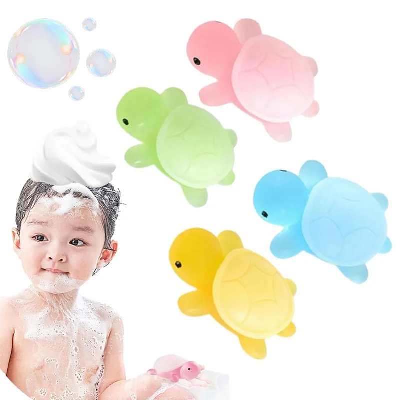 Little Turtle Soap Handmade Essence Oil Soap Wash Face Natural Gentle and Non-irritating Children Supplies Bathroom Accessories
