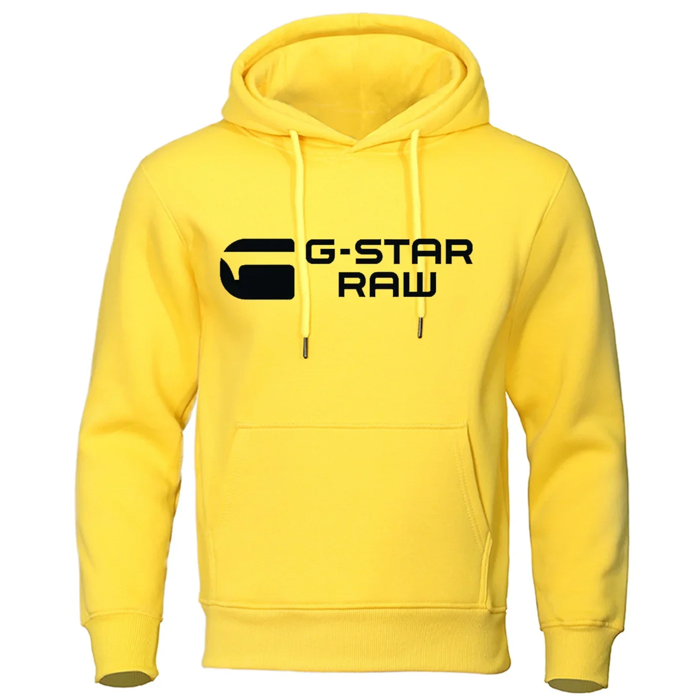 2024 New G-star RAM trendy fashion casual sportswear comfortable printed loose top pullover men\'s hooded sweatshirt street wear