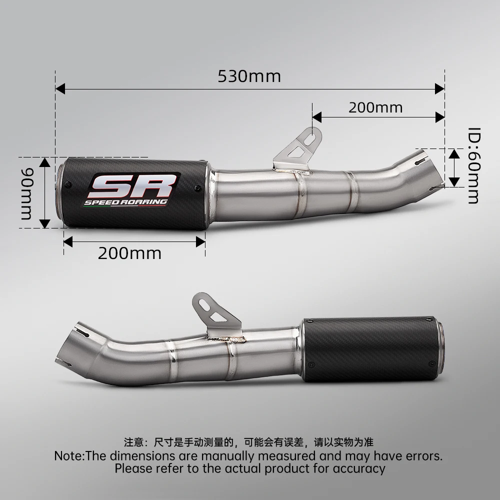 Applicable year 2019-2026 RSV4 EXHAUST SYSTEM motorcycle high-performance slip on middle and tail titanium alloy