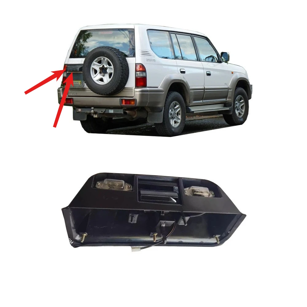 

Цельный номерной знак переднего бампера для Toyota Land Cruiser LC95 1996-2002, кронштейн для ходера на базе номерного знака