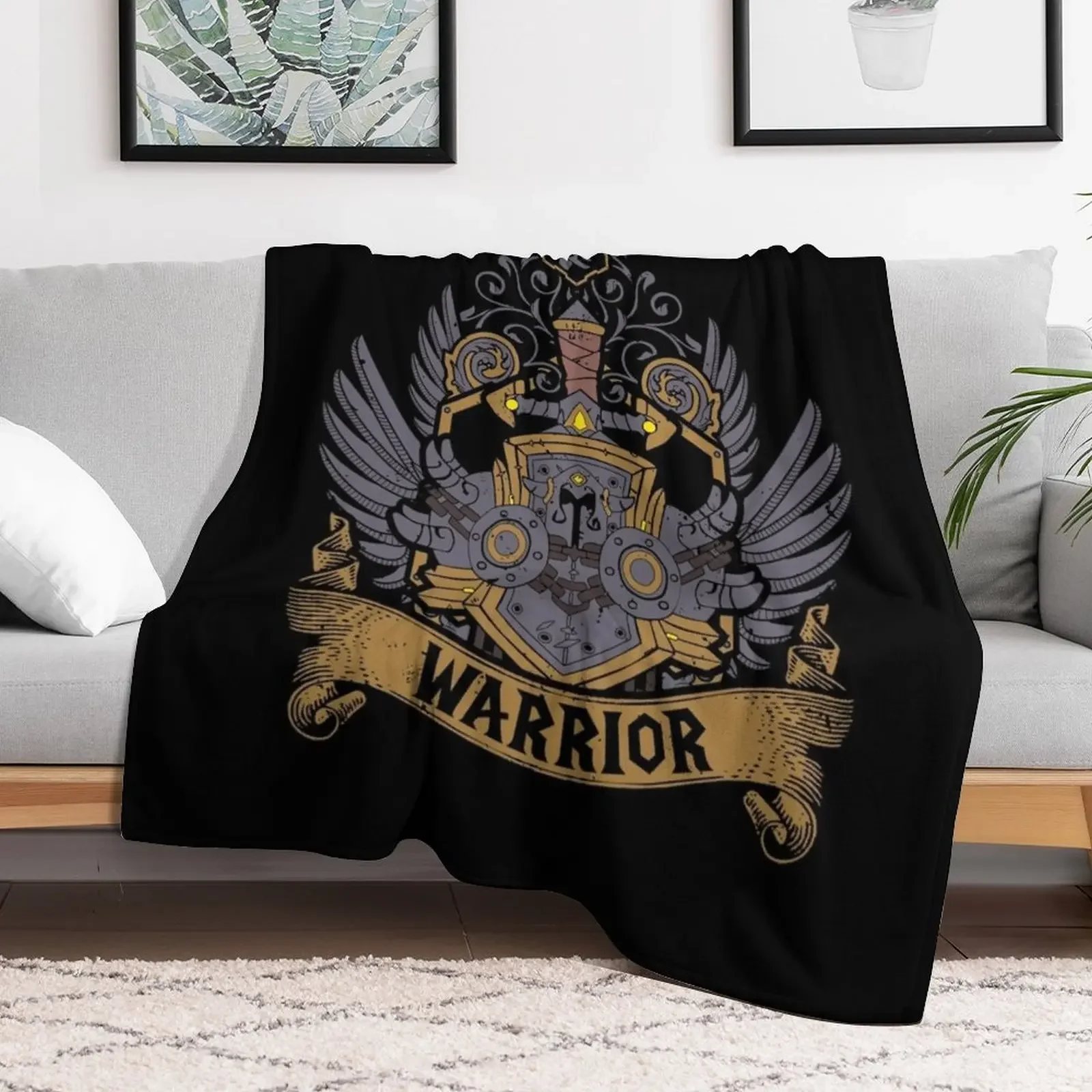 WARRIOR - ELITE EDITION Throw Blanket funny gift for babies Blankets