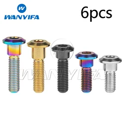 Wanyifa Titanium Bolt M8x20 22 25 30 33 35 40mm Allen Key Fit for GSXR Disc Brake Rotor Screws 6pcs