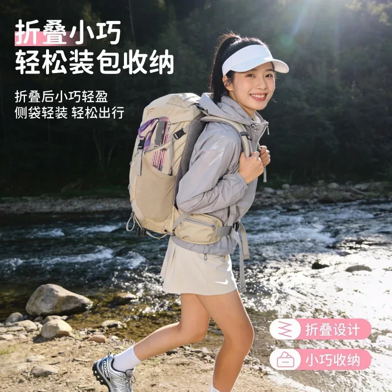 Professional Outdoor Ultra Light Folding Aluminum Alloy Off-Road Running Cane, Men's and Women's Folding Mountaineering Cane