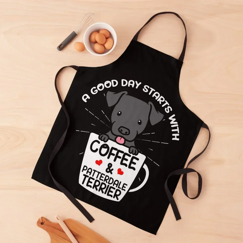 

Patterdale Terrier Dog Fell Terrier Coffee Lover Apron Kitchen Things For Home For Hairdresser Apron