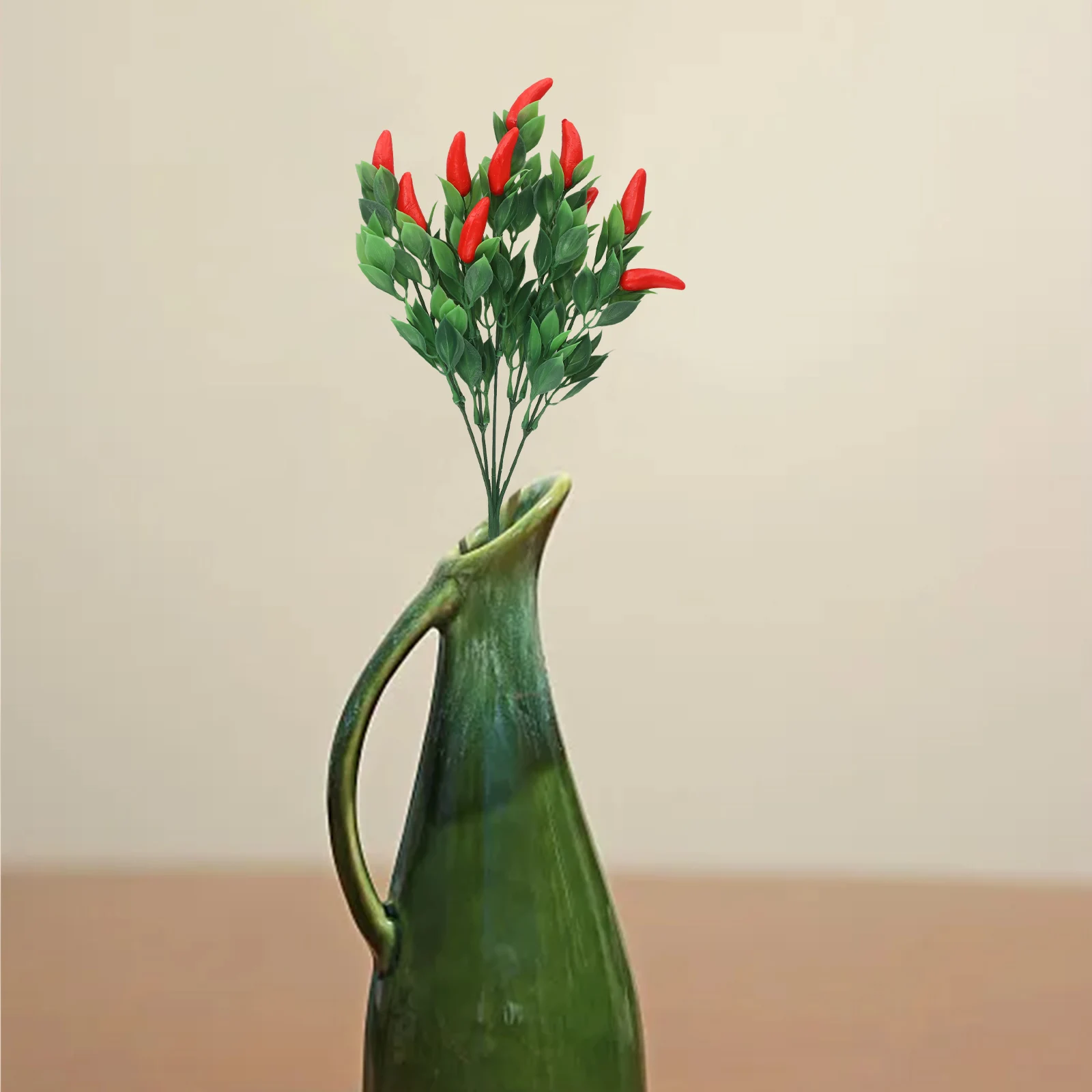 Festival Decoration Artificial Cuttings Artificial Pomegranate Simulated Fruit Simulated Plant Floral Décor Foam Orange Pepper