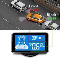 4/6/8 Parking Sensor Kit Rear Parktronic Reverse Backup Radar Front and Rear Assist Car Monitor Detector SystemAuto Blind Spot