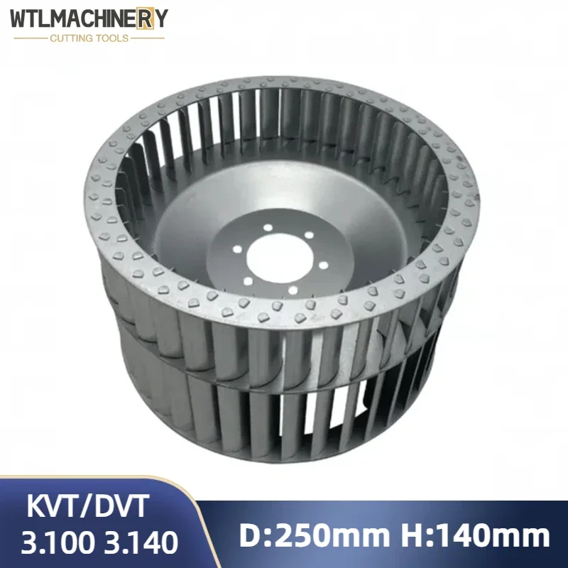

1 шт. KVT/DVT3.100 3,140 вентилятор для вакуумного насоса, компрессора, запасные части для воздушного насоса 250x140 мм, специально для KVT/DVT3.100 3,140