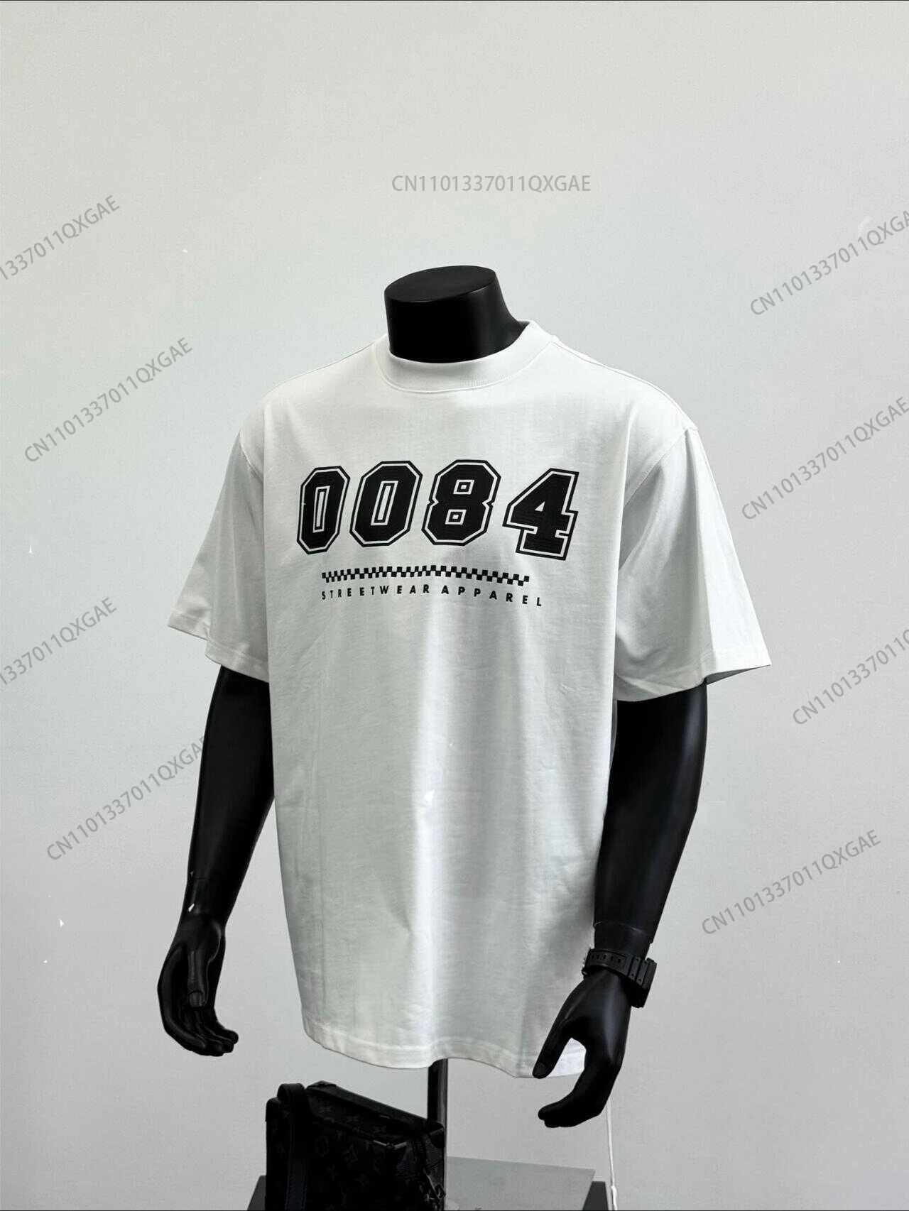 

2025 Summer High-quality Men's and Women's Same American Retro Fun Simple Letter Niche Printing Short-sleeved Casual Top