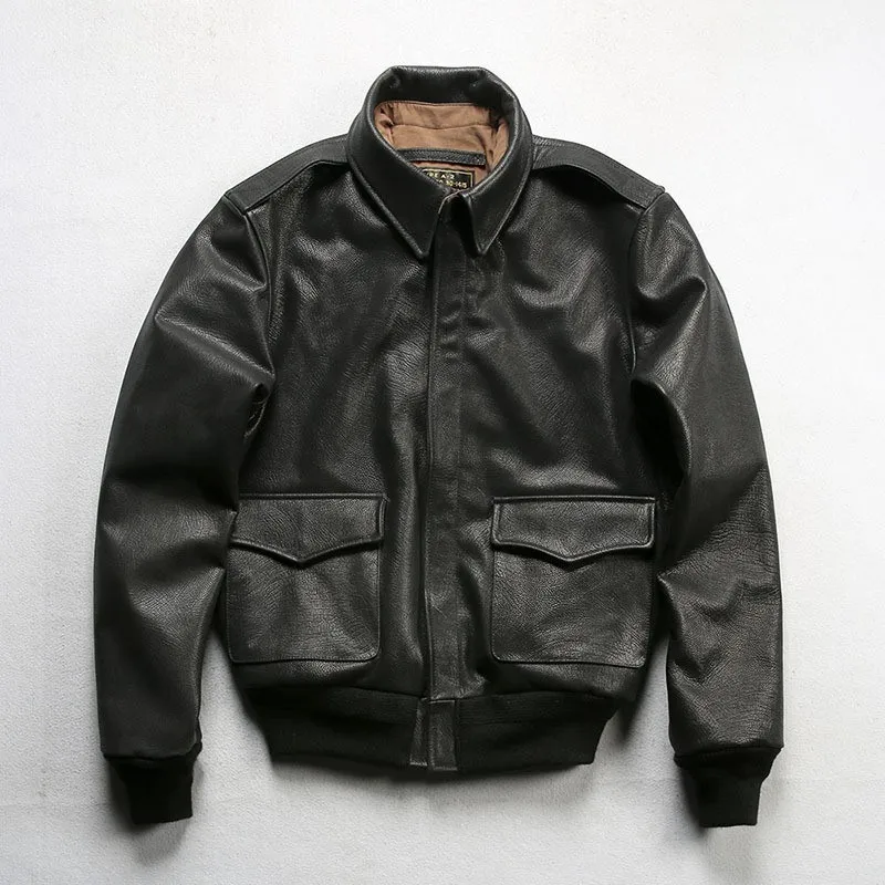 Men's leather with engraved lizard and cowhide
