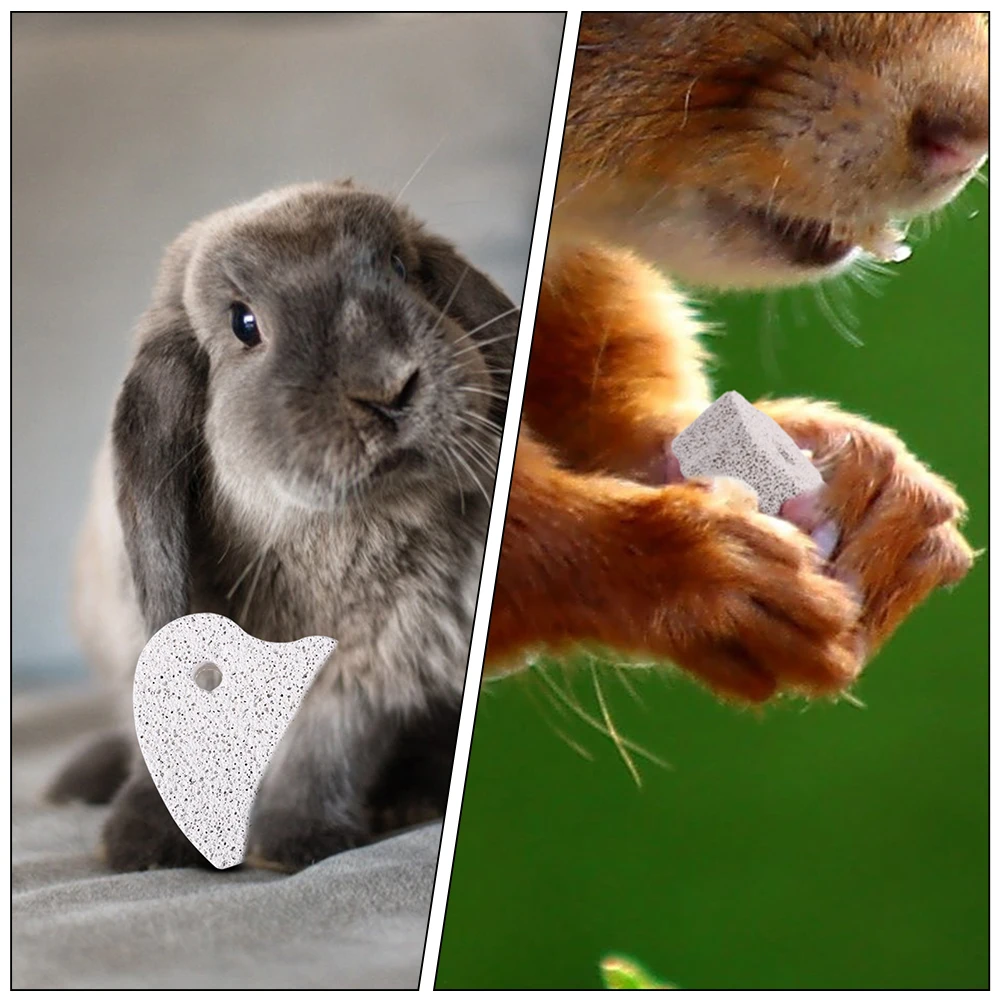 

10Pcs Hamster Molar Stones Natural Chewing Teeth Grinding Pet Accessories Small Animals Rabbit Guinea Pig Hamster Chew