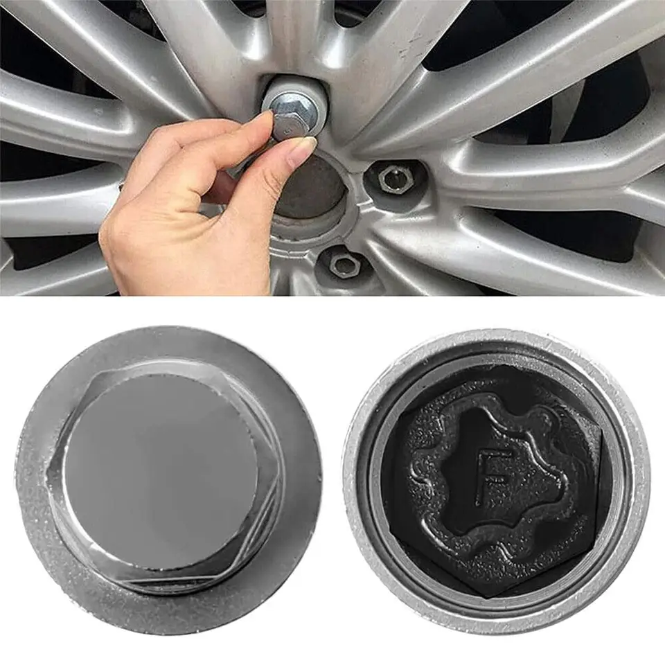Anti-Theft Wheel Lock Key & Socket Set For Audi – 1pc, Rust-Resistant, Easy Install
