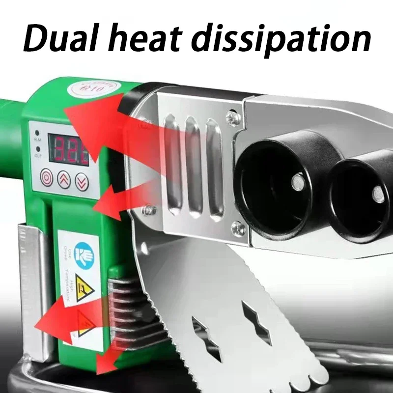 Pipeline Plastic Welders PPR Hose Plastic Welding Torch Portable Digital Display Fusion Welding Machine Weld Pipe Electric Tool