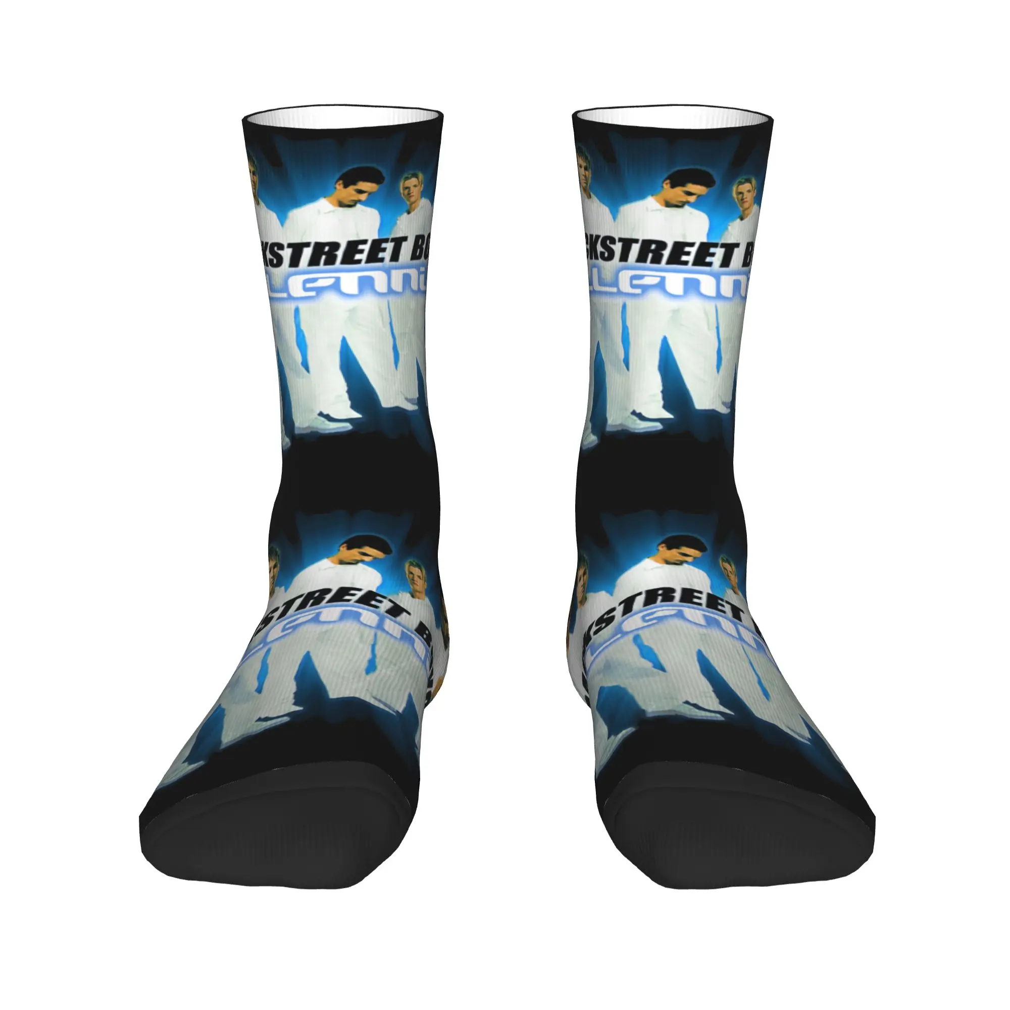 1 Pair Hip Hop Vintage I Want It That Way Crazy Men's Socks Unisex B-Backstreet Boys Harajuku Seamless Printed Funny Sock Gift