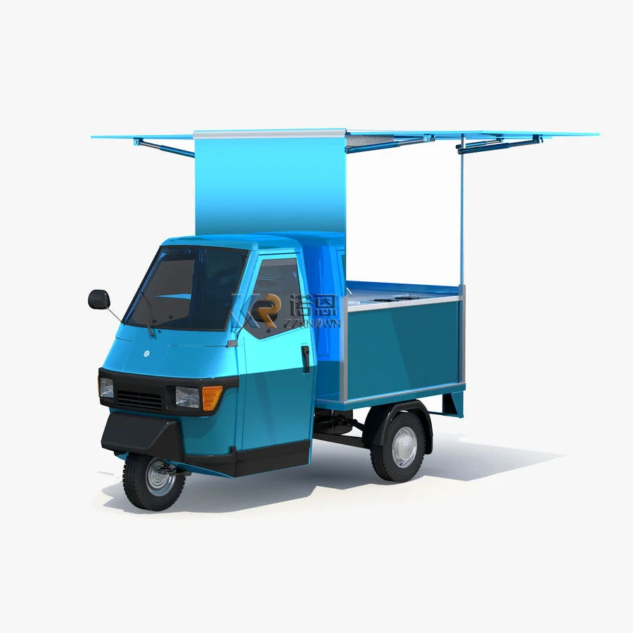 Pizza Truck Europe for Sale Juice Cart Food Carts Hot Dog Stand Ice Cream Truck Electric Food Cart Tricycle Ape Food Truck