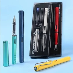 Light luxury Fountain Pen Set High Quality 0.38mm Ink Pen With Ink Sac Student Gifts Writing Stationery School Office Supplies