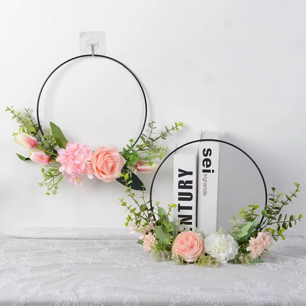 

Spring Door Ornament Carnation Decorative Garland Festival Hanging Outdoor Artificial Adornment Spring Decoration Front Door