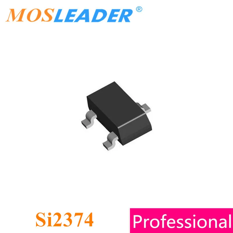 Mosleader Si2374 SOT23 3000PCS Si2374DS Si2374DS-T1-GE3 N-Channel 20V 5.9A 3A Made in China High quality