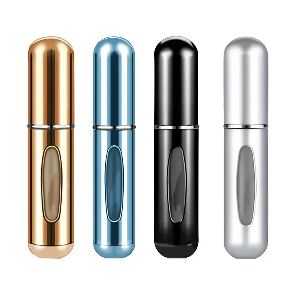 Practical 10ml Perfume Atomizer Portable Liquid Container For Cosmetics Traveling Mini Aluminum
