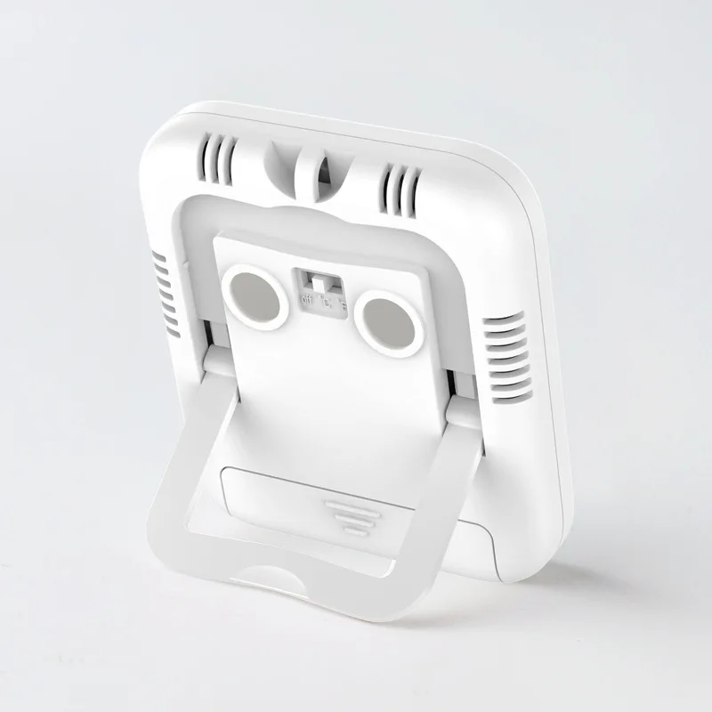 مقياس درجة الحرارة والرطوبة الإلكتروني للمنزل الداخلي عالي الدقة يُثبت على الحائط لسطح المكتب لغرفة الأطفال #6