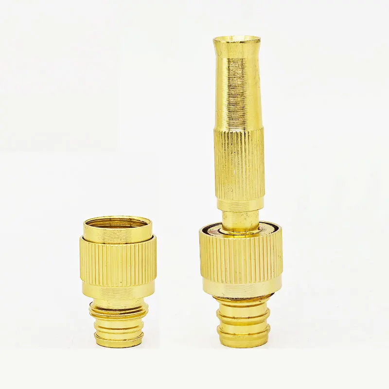 46 nozzle aluminum alloy hose connector for garden irrigation car cleaning high pressure multiple water flow options lightweight