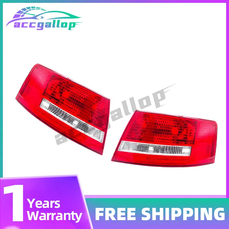 

Car Rear Tail Lamp Brake light turn signal Light No Bulbs For Audi A6 S6 Quattro 2005 2006 2007 2008 4F5945096M 4F5945095M