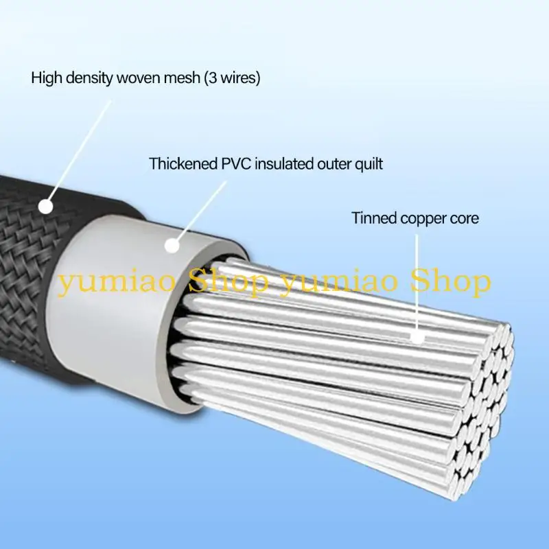 587B CPU Cable 8pin to 4+4pin Detachable Motherboards Power Cable 11.8inch Colored Nylon Wire for Mainbiards