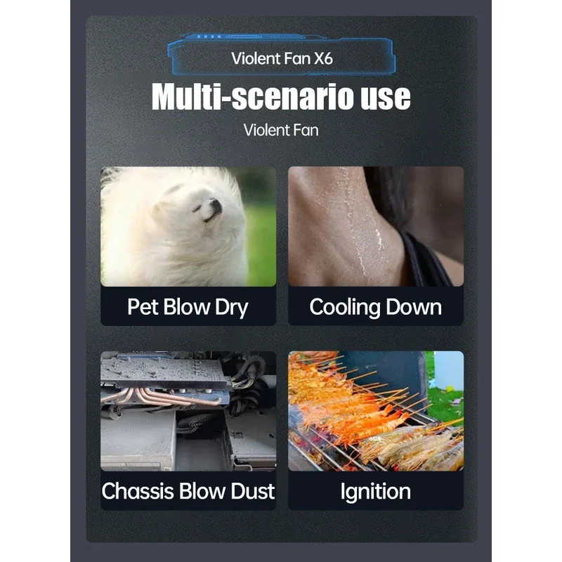 X6/x6pro منفاخ توربيني بدون فرش مروحة توربوجيت سيارة لاسلكية شقافة تنظيف أوراق الغبار تهب