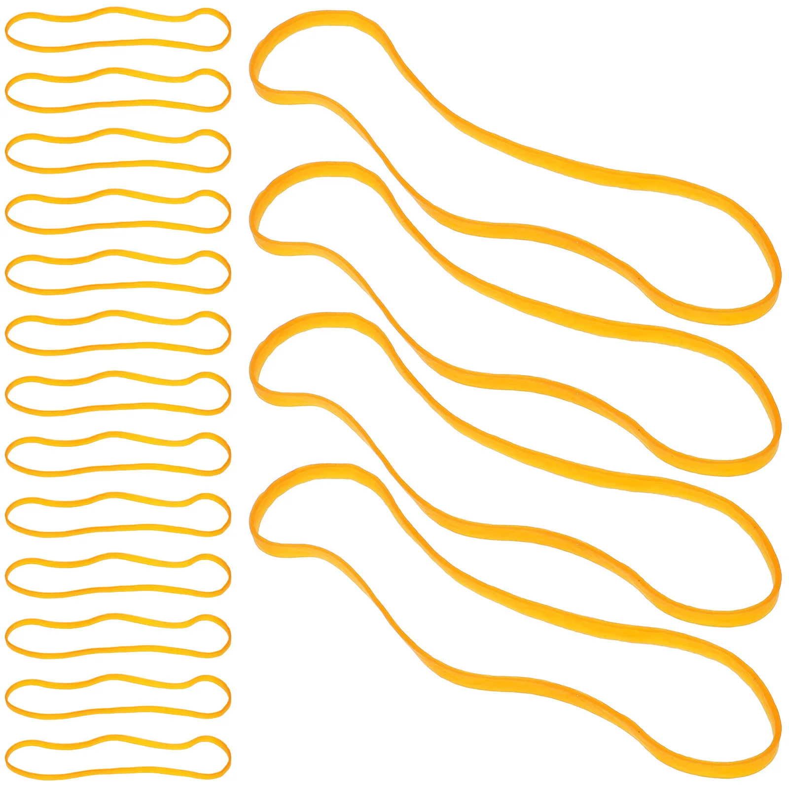 

Высокоэластичные резиновые ленты желтые широкие усиленные для мусорных баков, прочные эластичные ленты для рукоделия и хранения продуктов