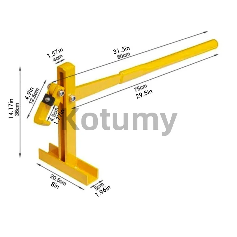 Ranch Farm Pile Puller Pile Puller Easy removal of pillars Easily set up new fences or clean up old fences in the courtyard