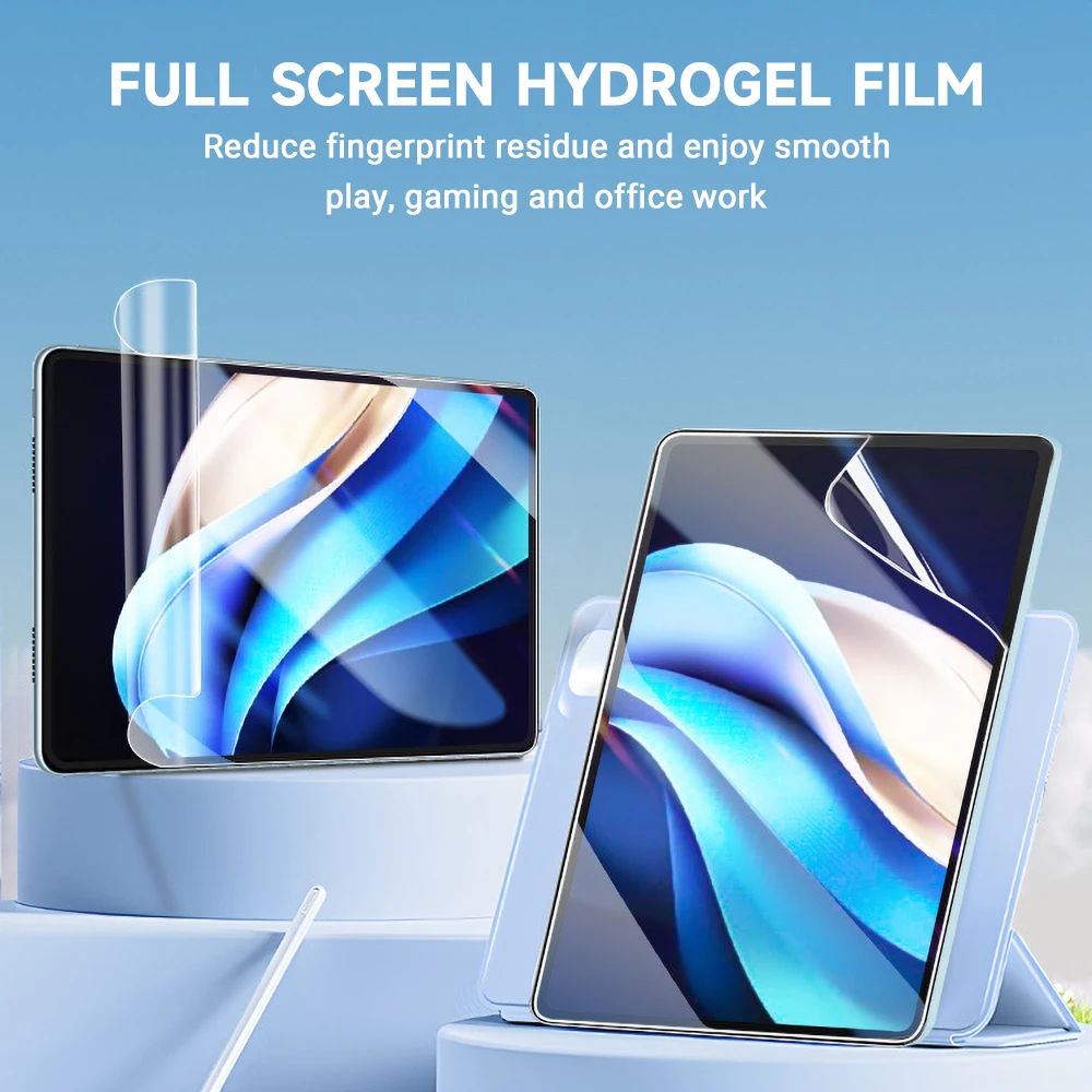 Xiaomi Redmi Pad 7 6 5 Pro Max 6S 방폭 스크린 가드 민감한 터치용 전체 화면 하이드로겔 태블릿 화면 보호기