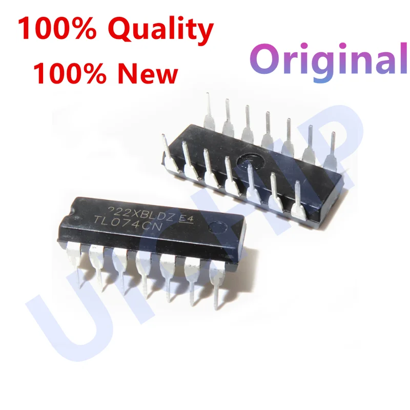 10pcs New Original TL074CN TL074 DIP-14 quad-operational amplifier